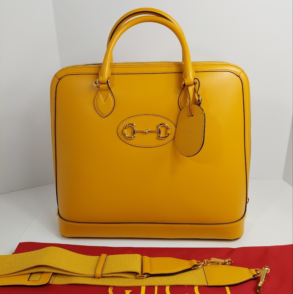 Gucci 1955 Hosebit Duffle Bag Leather Large